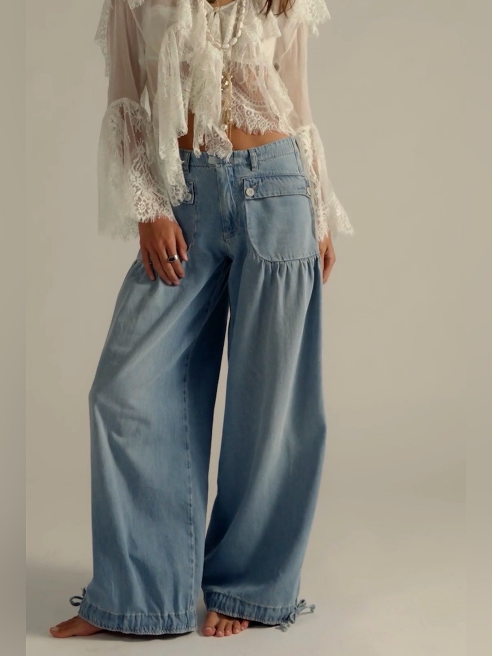 We The Free Lotus Balloon Jeans